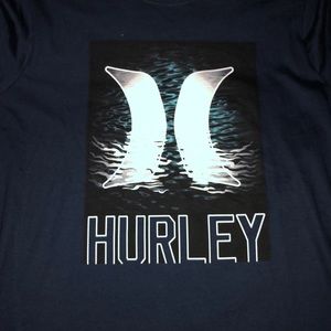 A large in men’s navy blue shirt